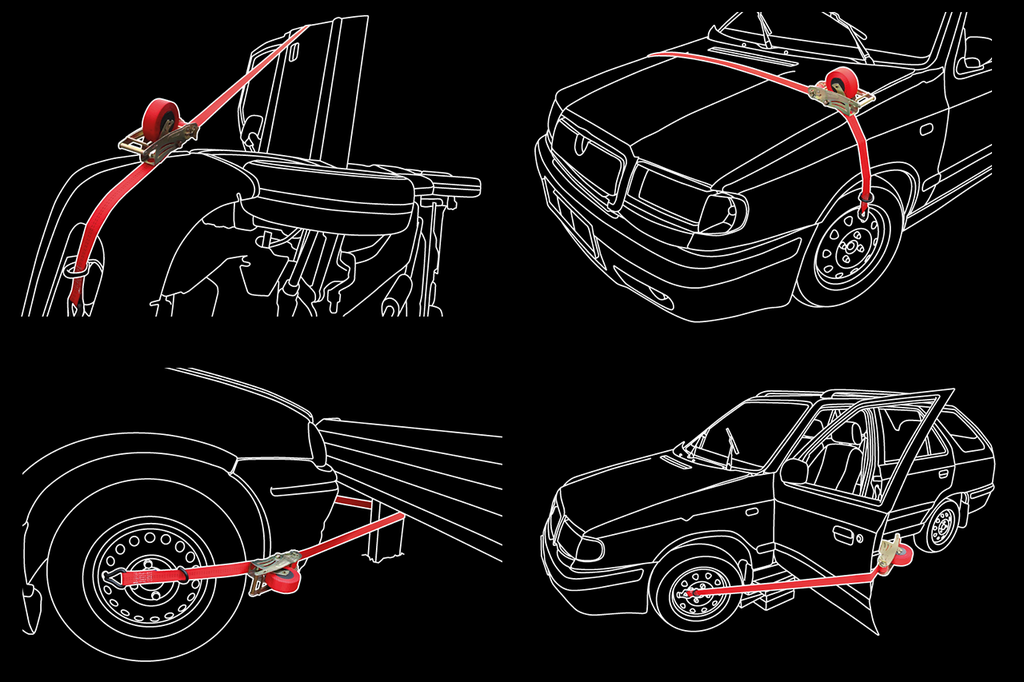 RESCUE-Spanngurt RQL400 3,5M
