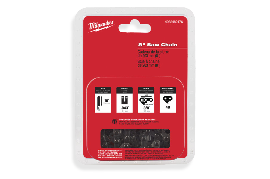 Sägekette 20 cm (3/8") für Astsäge - MILWAUKEE