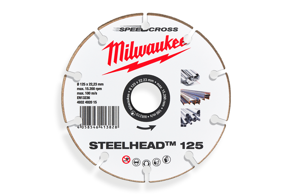 Diamanttrennscheibe 125 mm STEELHEAD