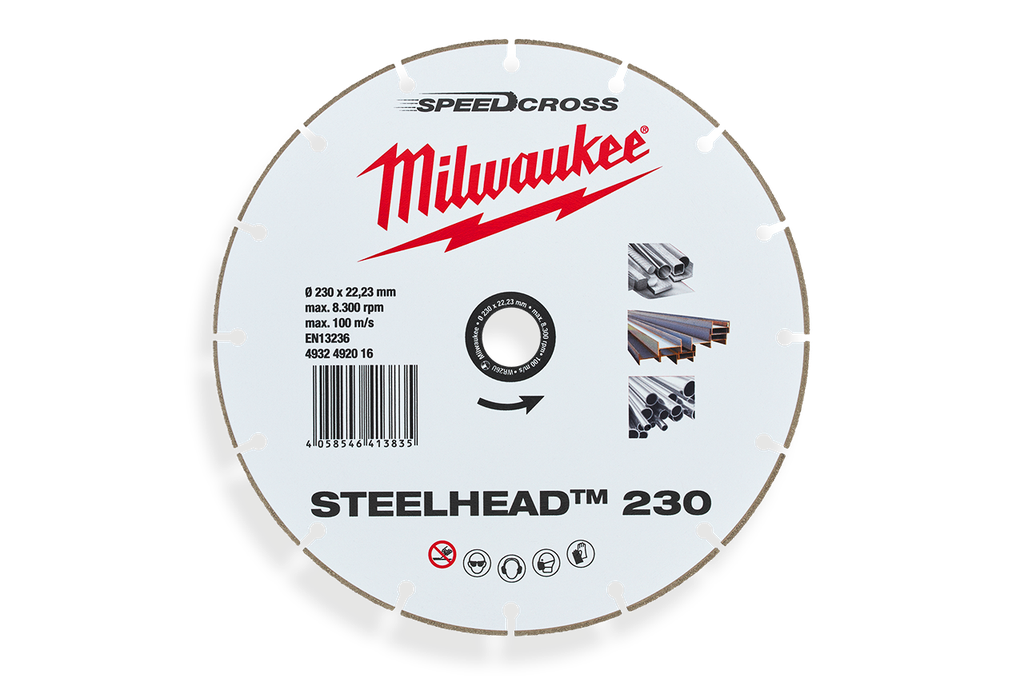 Diamanttrennscheibe 230 mm STEELHEAD