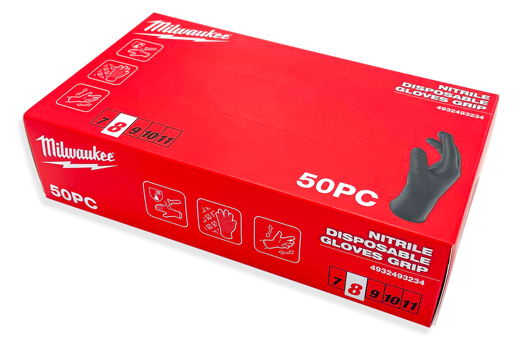 Heavy-Duty Einweghandschuhe mit Grip - 50 Stück